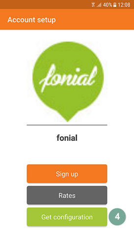 Zoiper Konfiguration fonial