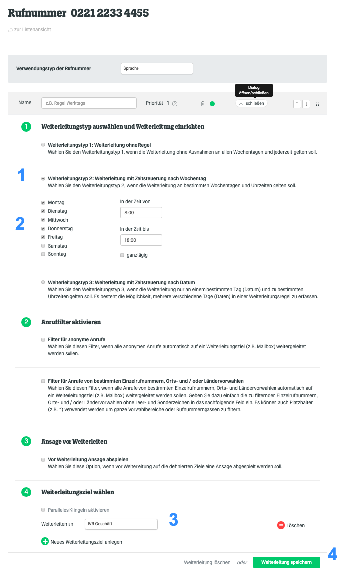 fonial Fallbeispiel 3 Werktagsregelung