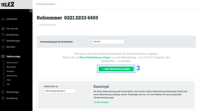 Funktionen Paralleles Klingeln Schritt 3